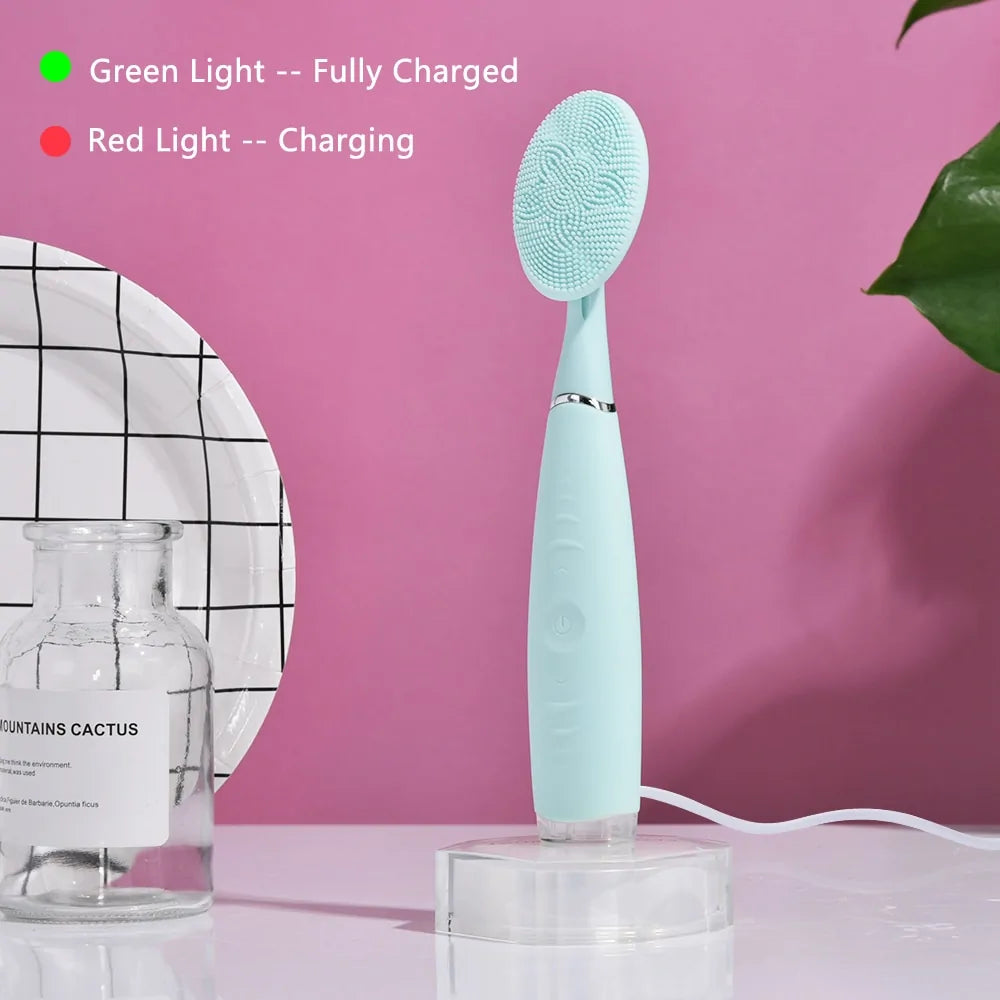 Advanced Sonic Facial Cleansing Brush | Deep Pore & Exfoliation Technology