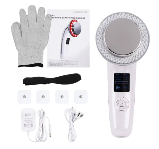 6-in-1 EMS Ultrasonic Face & Body Massager | Tighten, Tone & Rejuvenate