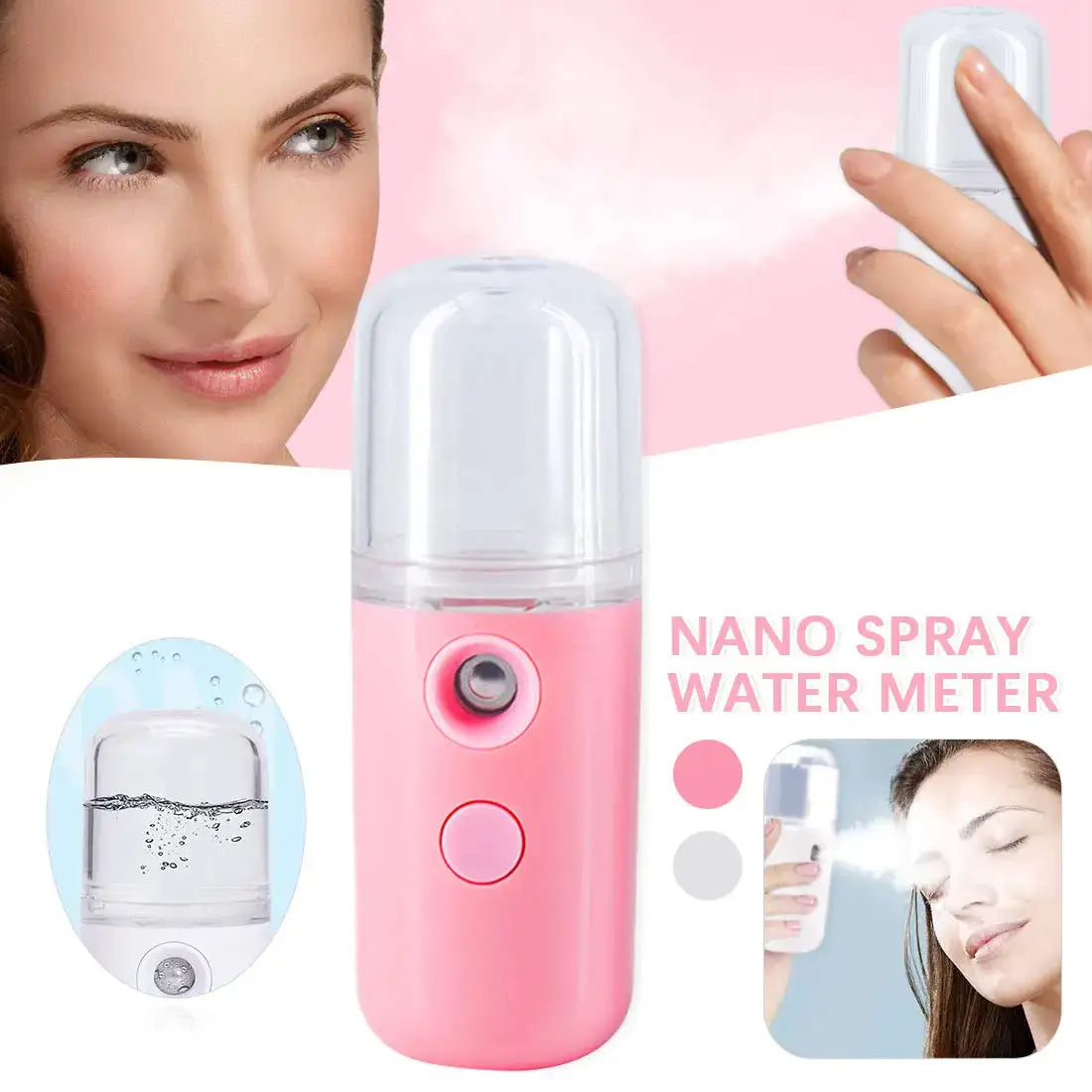 Portable Nano Facial Steamer | Hydration & Deep Cleansing for Radiant Skin