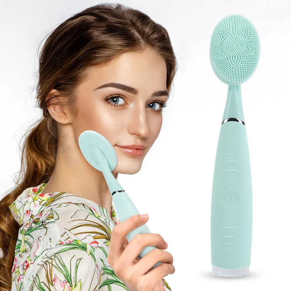 Advanced Sonic Facial Cleansing Brush | Deep Pore & Exfoliation Technology