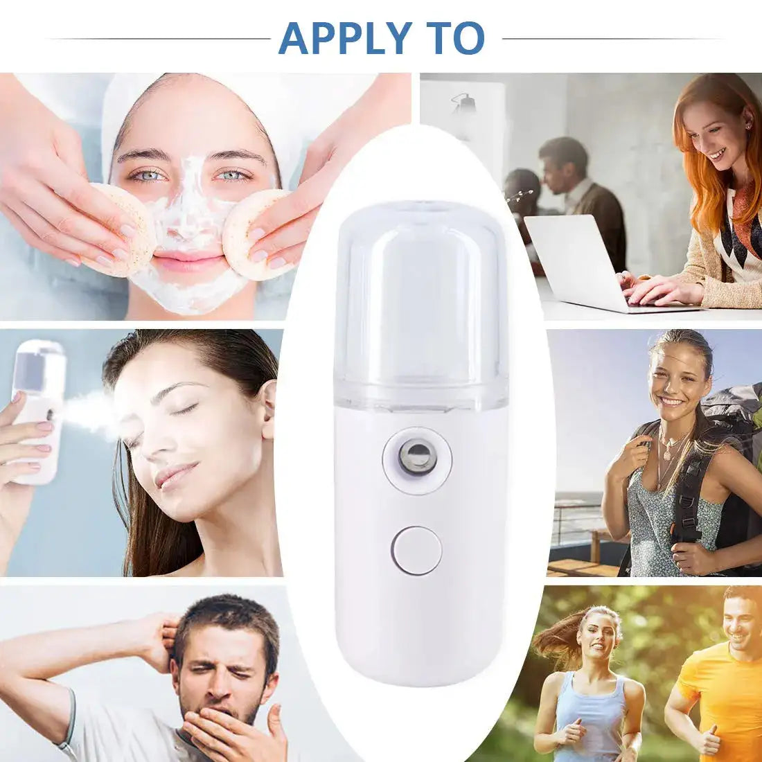 Portable Nano Facial Steamer | Hydration & Deep Cleansing for Radiant Skin