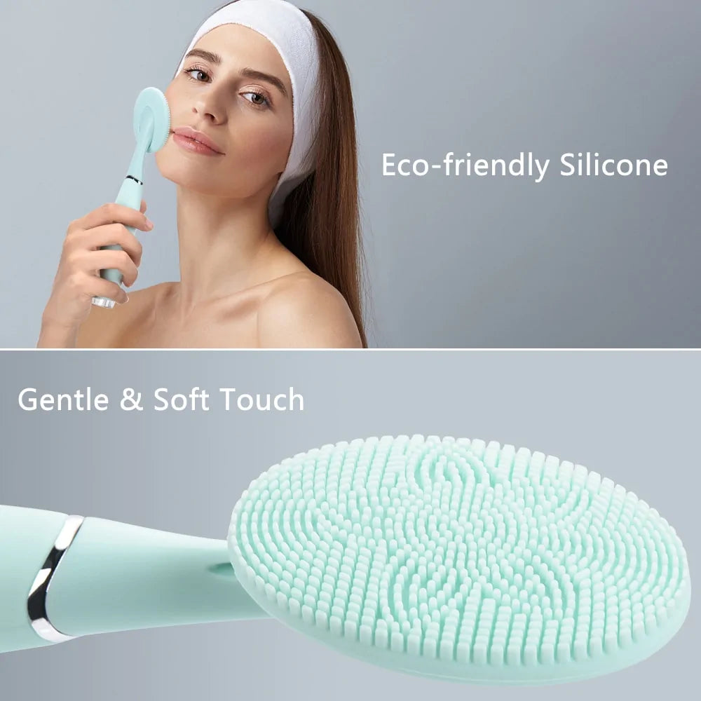 Advanced Sonic Facial Cleansing Brush | Deep Pore & Exfoliation Technology