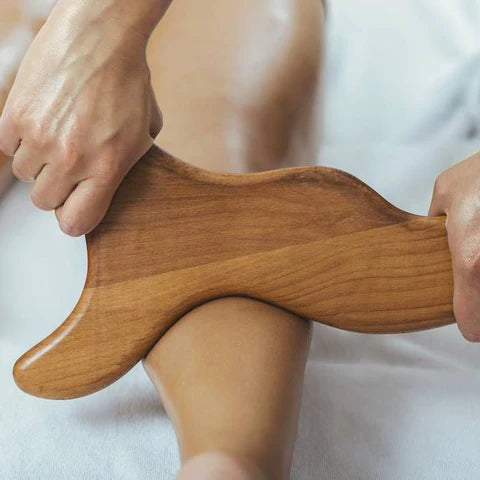 Handcrafted Wooden Gua Sha Tool | Detox & Sculpt Your Body Naturally